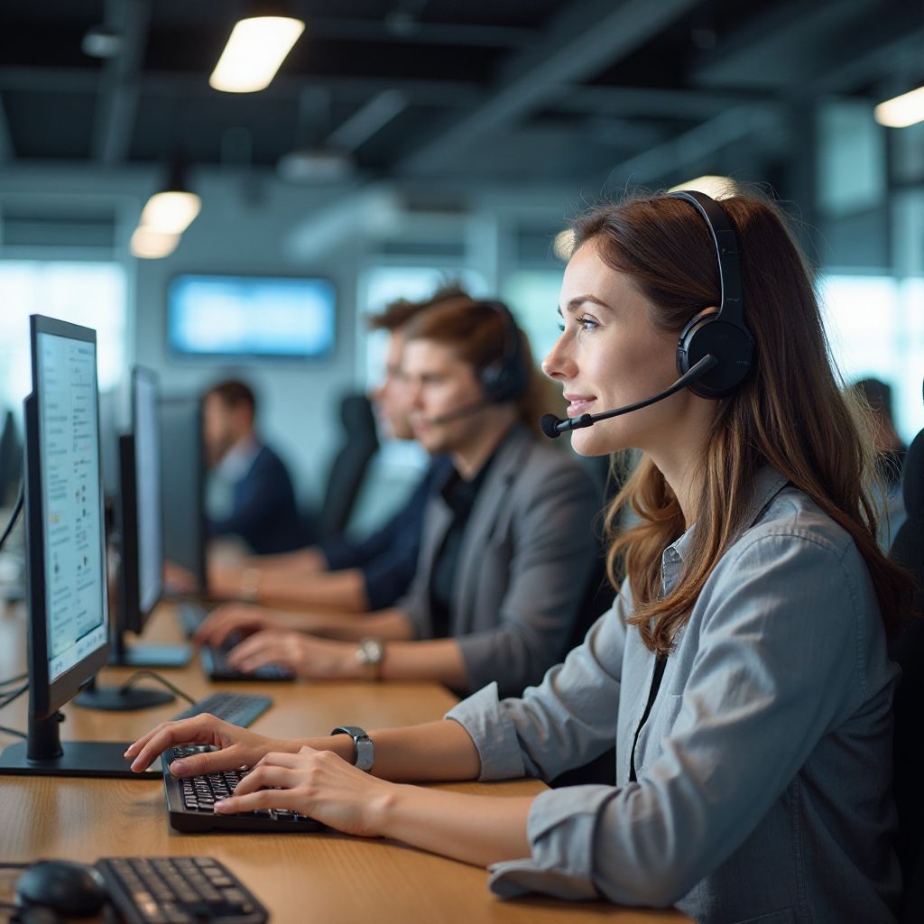 Equipo de atención al cliente de SegurAuto