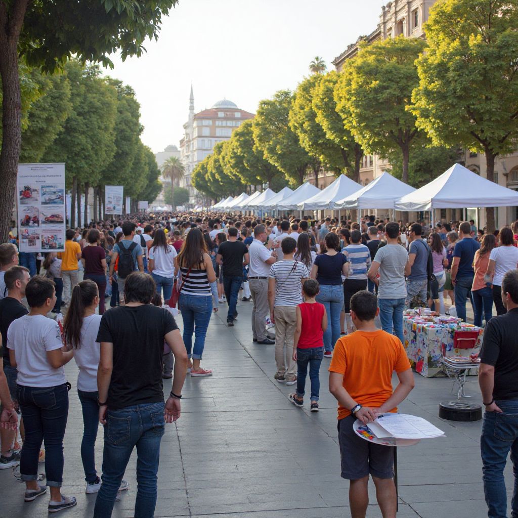 Evento comunitario de seguridad vial